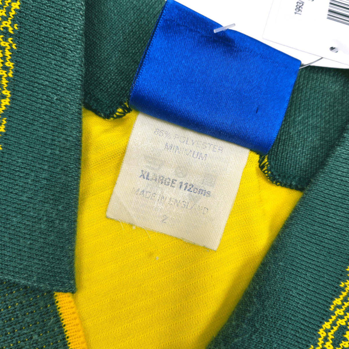 1993/94 Brazil Home Football Shirt (XL) Umbro - Football Finery - FF305245