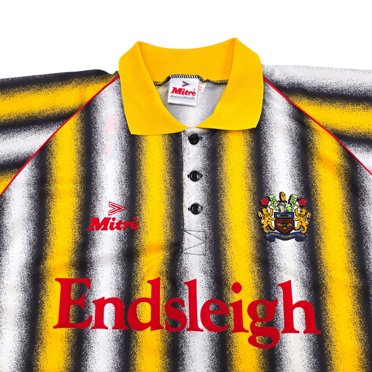 1993/94 Burnley Away Football Shirt (2XL) Mitre (Limited Edition) - Football Finery - FF304704
