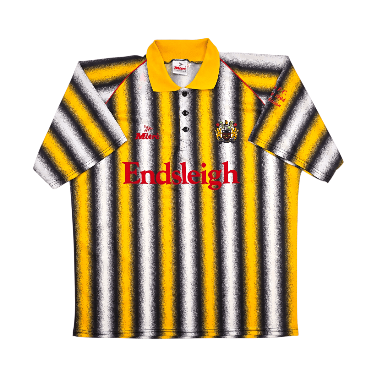 1993/94 Burnley Away Football Shirt (2XL) Mitre (Limited Edition) - Football Finery - FF304704