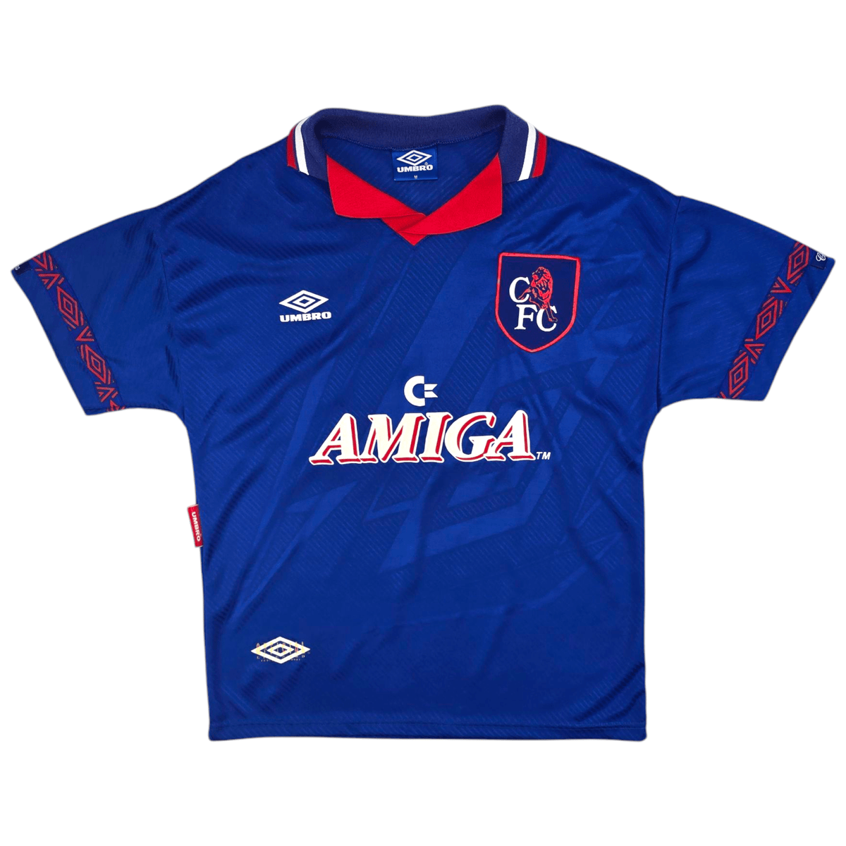 1993/94 Chelsea Home Football Shirt (M) Umbro #20 Hoddle - Football Finery - FF300340