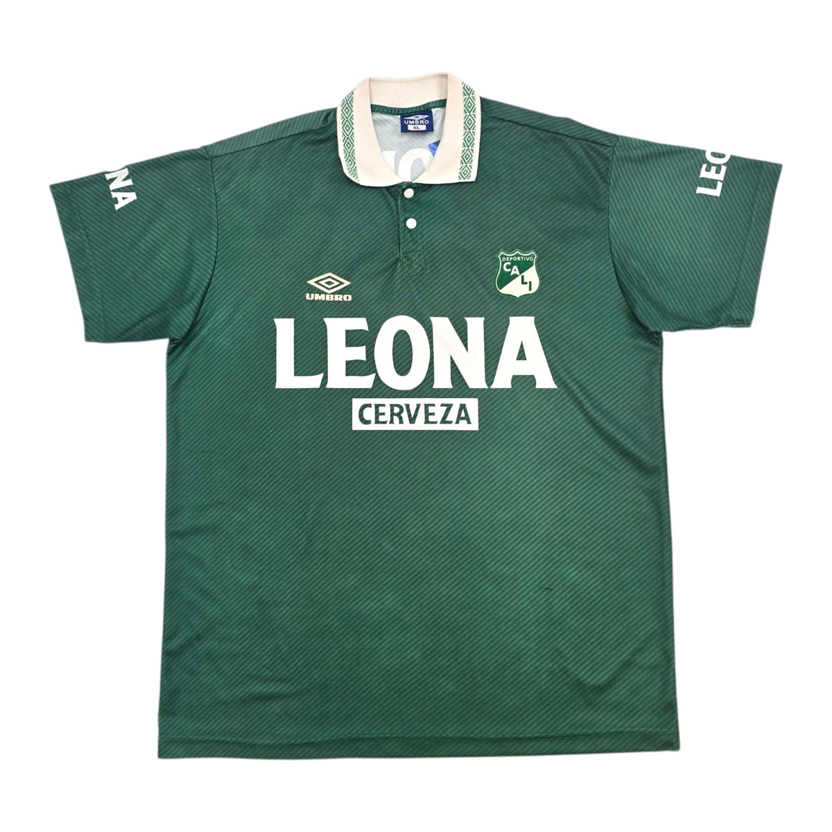 1993/94 Deportivo Cali Home Football Shirt (XL) Umbro - Football Finery - FF306343