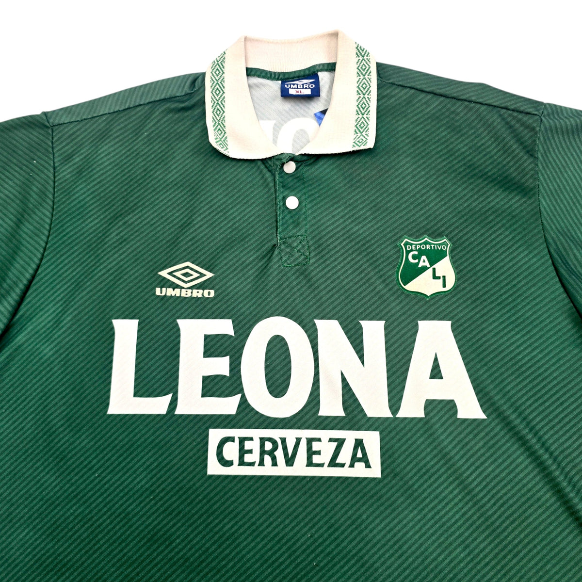 1993/94 Deportivo Cali Home Football Shirt (XL) Umbro - Football Finery - FF306343