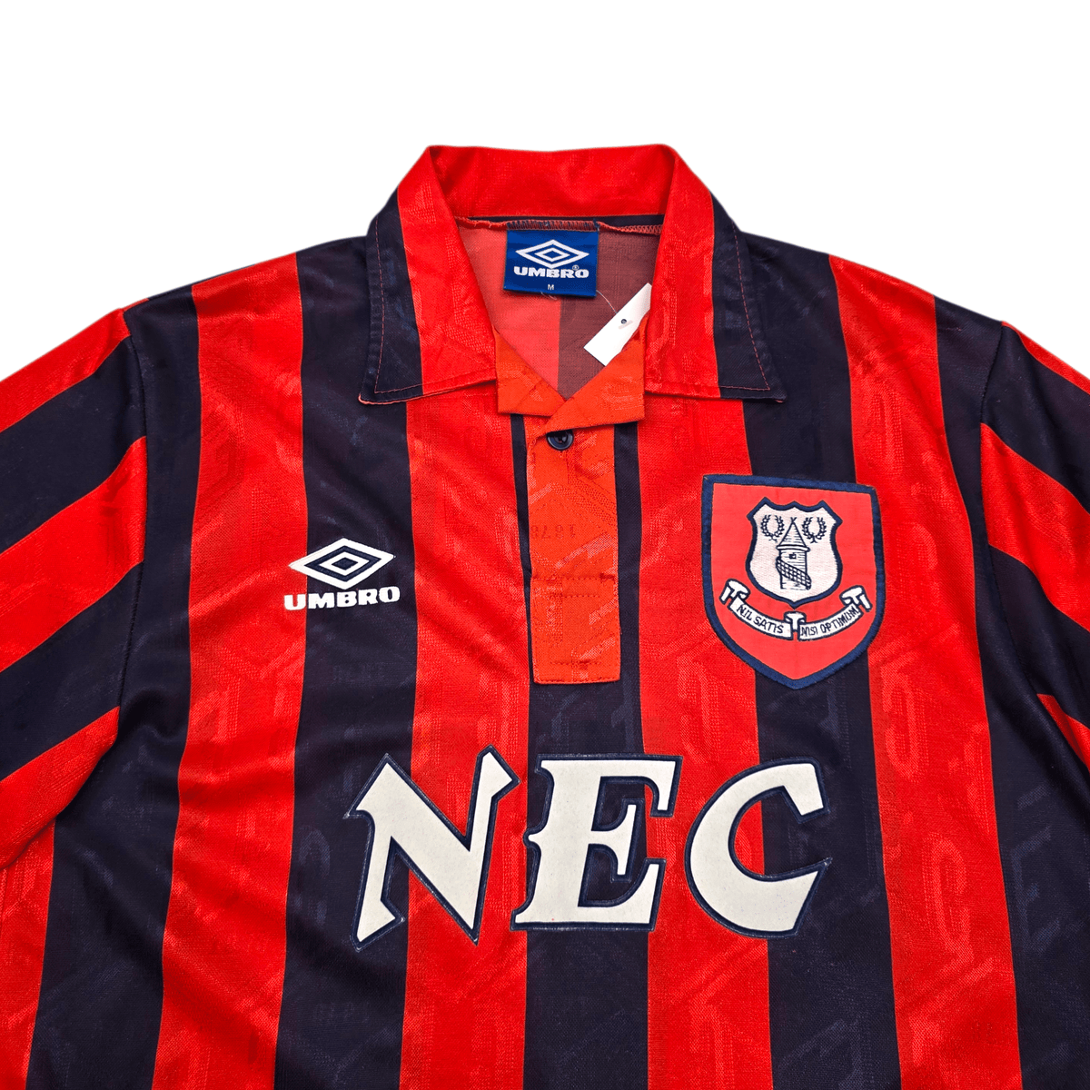 1993/94 Everton Away Football Shirt (M) Umbro 17 Limpar - Football Finery - FF303051