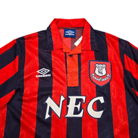 1993/94 Everton Away Football Shirt (M) Umbro 17 Limpar - Football Finery - FF303051