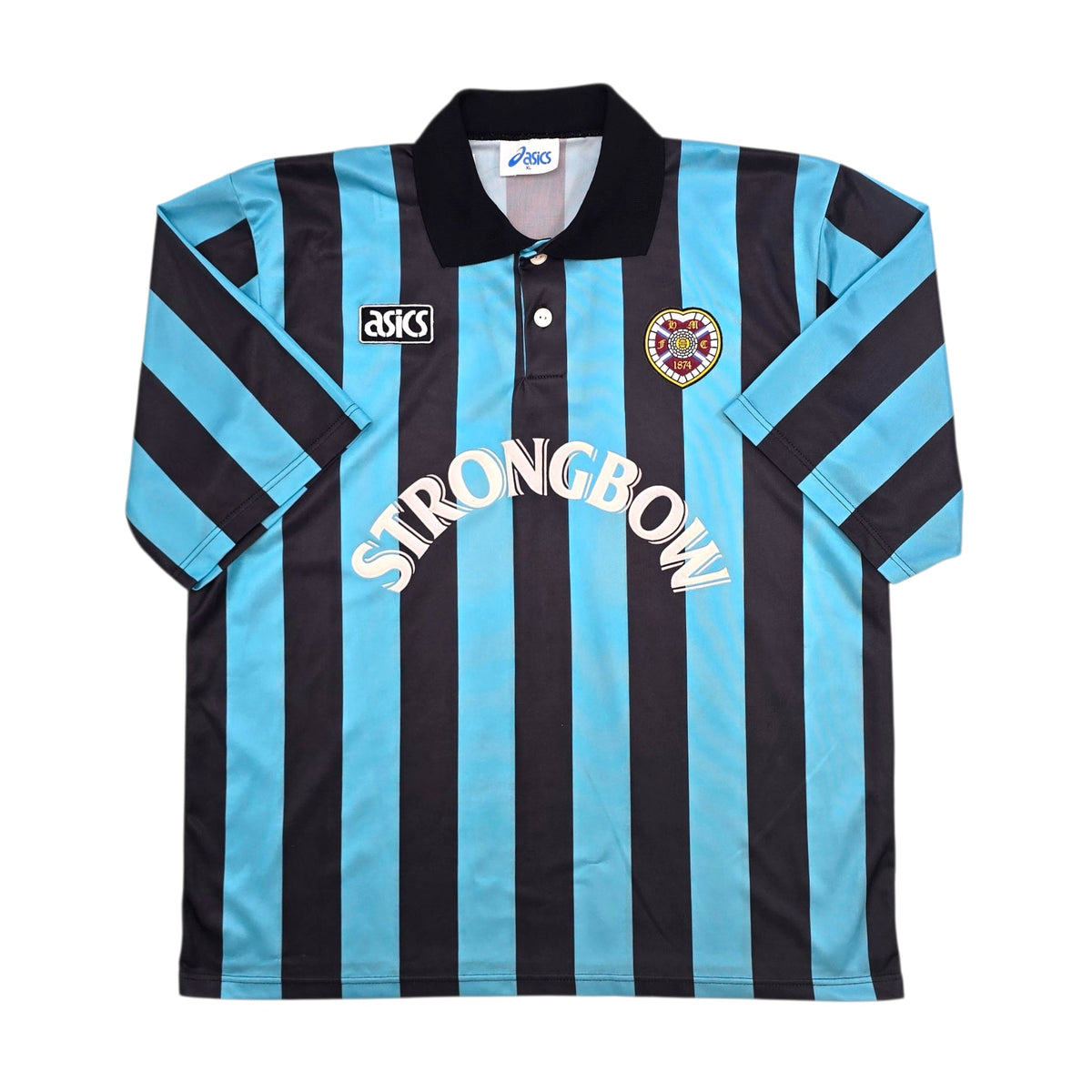 1993/94 Hearts Away Football Shirt (XL) Asics - Football Finery - FF306328