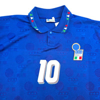 1993/94 Italy Home Football Shirt (L) Diadora #10 R. Baggio - Football Finery - FF306938