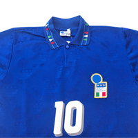 1993/94 Italy Home Football Shirt (S) Diadora 10 R. Baggio - Football Finery - FF304251