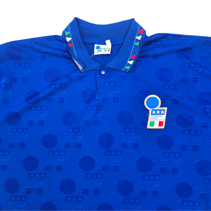 1993/94 Italy Home Football Shirt (XL) Diadora - Football Finery - FF304458