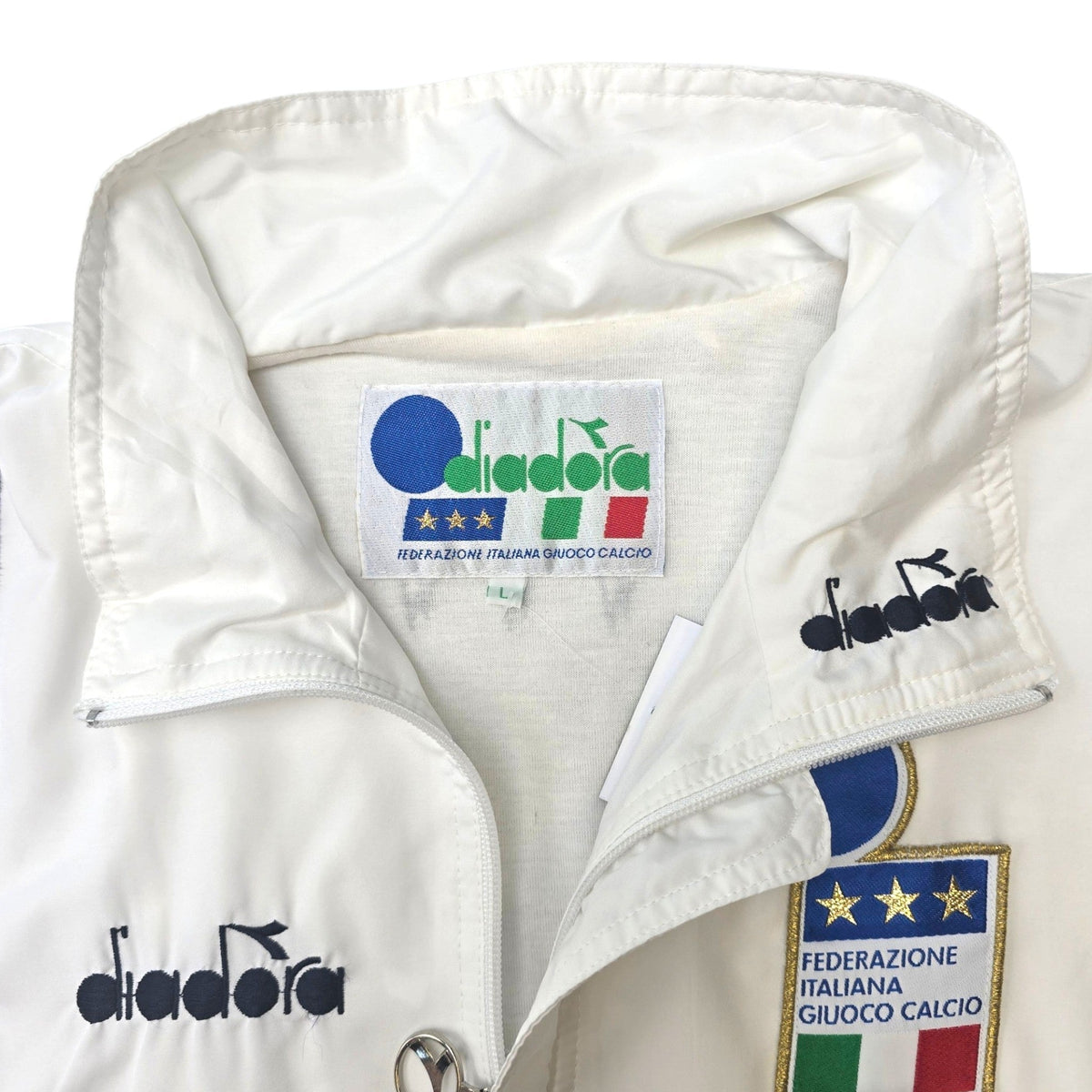 1993/94 Italy Training Jacket (L) Diadora - Football Finery - FF306351