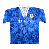 1993/94 Macclesfield Town Away Football Shirt (XL) Strata - Football Finery - FF303745