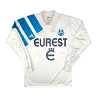 1993/94 Olympique Marseille Home Football Shirt (S) Adidas - Football Finery - FF300457