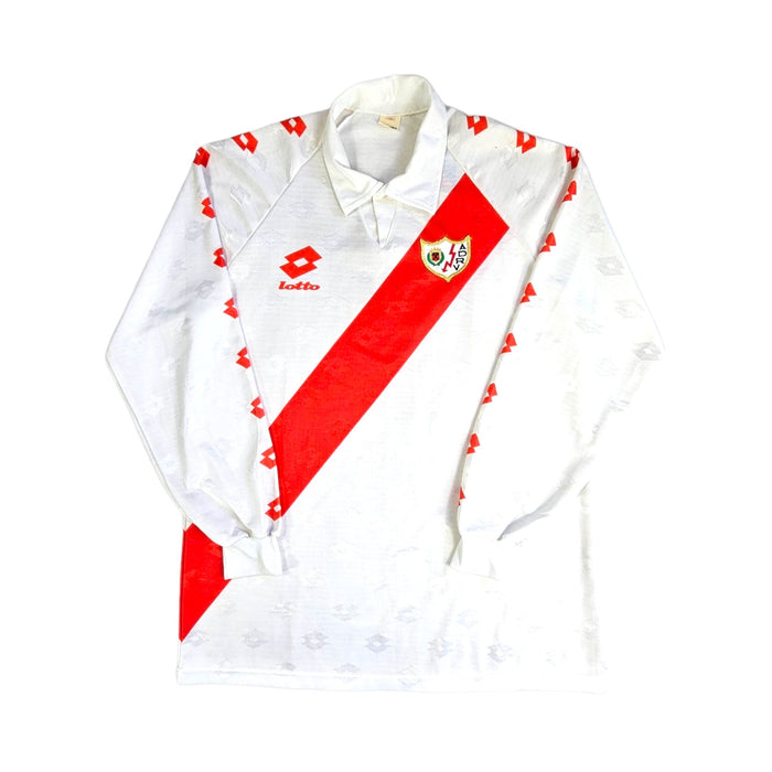 1993/94 Rayo Vallecano Home Football Shirt (XL) Lotto - Football Finery - FF202868