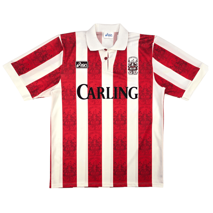 1993/94 Stoke City Home Football Shirt (L) Asics - Football Finery - FF303399