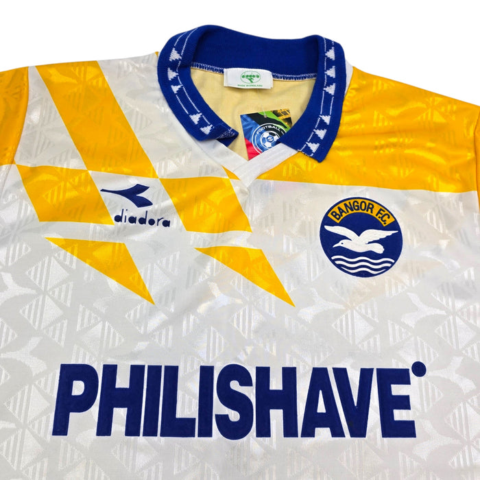 1993/95 Bangor Home Football Shirt (XL) Diadora - Football Finery - FF307051