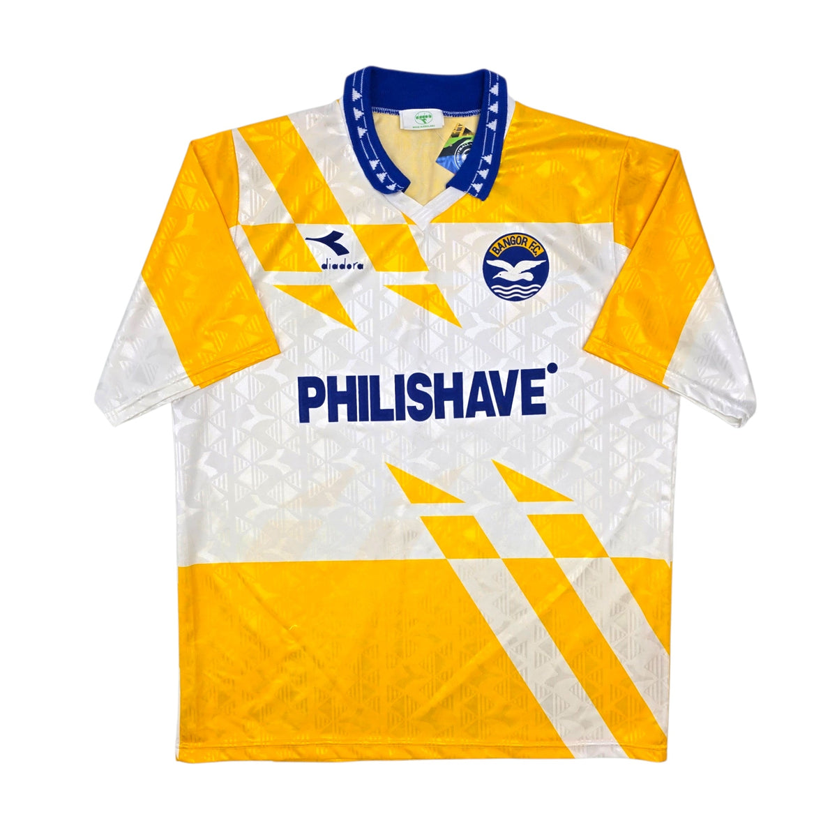 1993/95 Bangor Home Football Shirt (XL) Diadora - Football Finery - FF307051