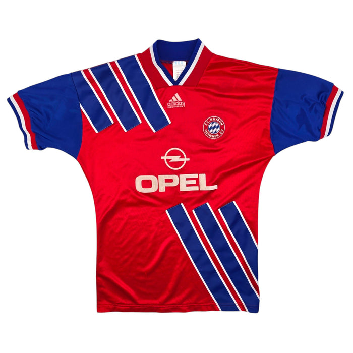 1993/95 Bayern Munich Home Football Shirt (S) Adidas #5 Helmer - Football Finery - FF204451