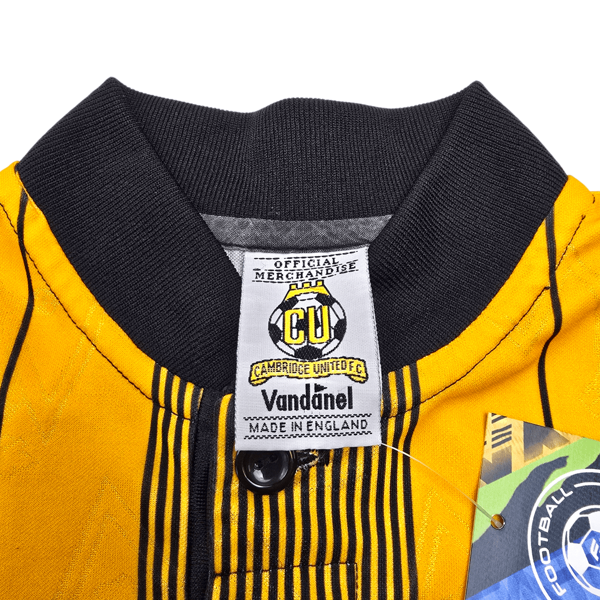 1993/95 Cambridge United Home Football Shirt (M) Vandanel - Football Finery - FF305618