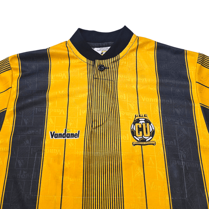 1993/95 Cambridge United Home Football Shirt (Y) Vandanel - Football Finery - FF300934