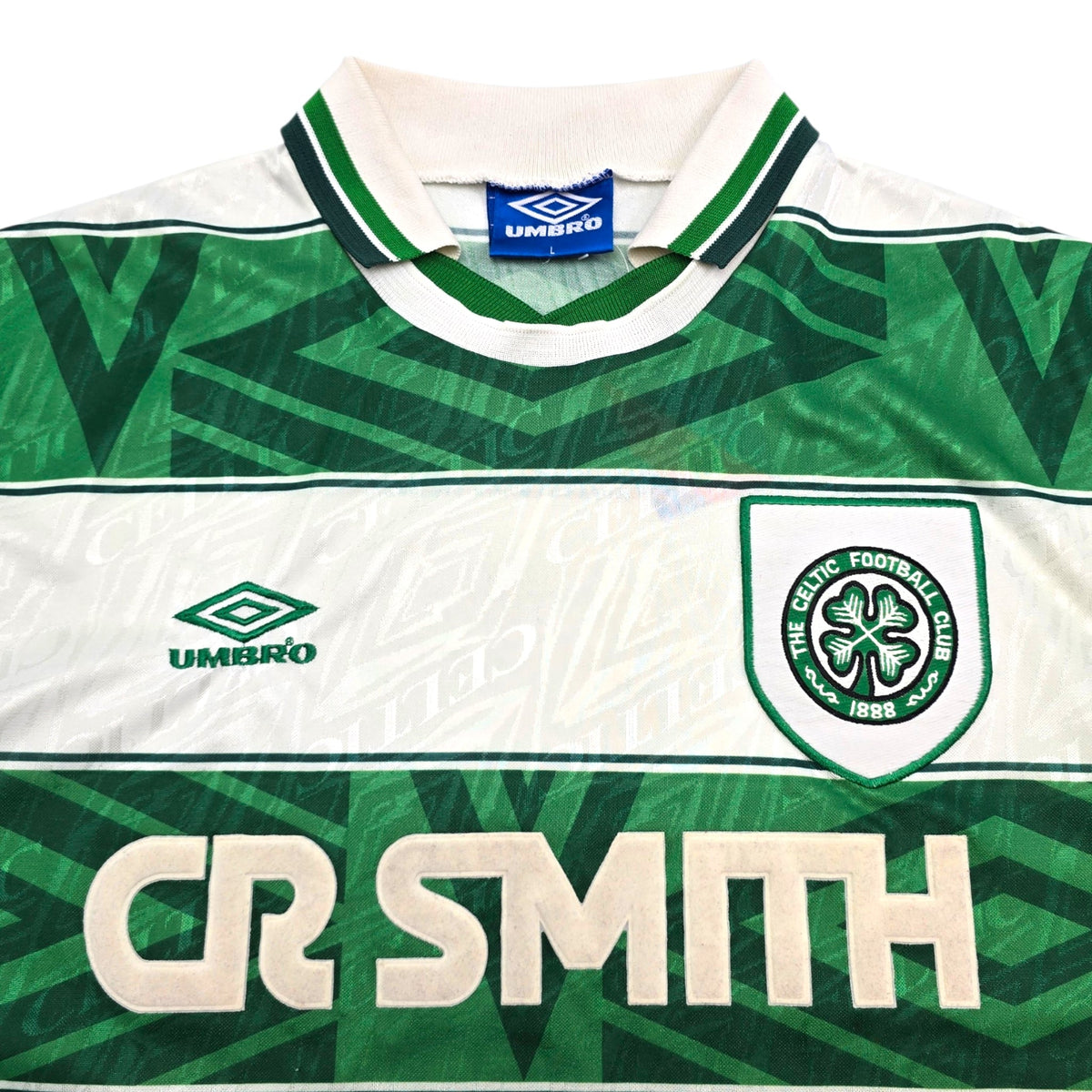 1993/95 Celtic Home Football Shirt (L) Umbro - Football Finery - FF306374
