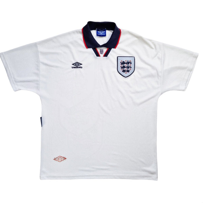 1993/95 England Home Football Shirt (XL) Umbro - Football Finery - FF203039