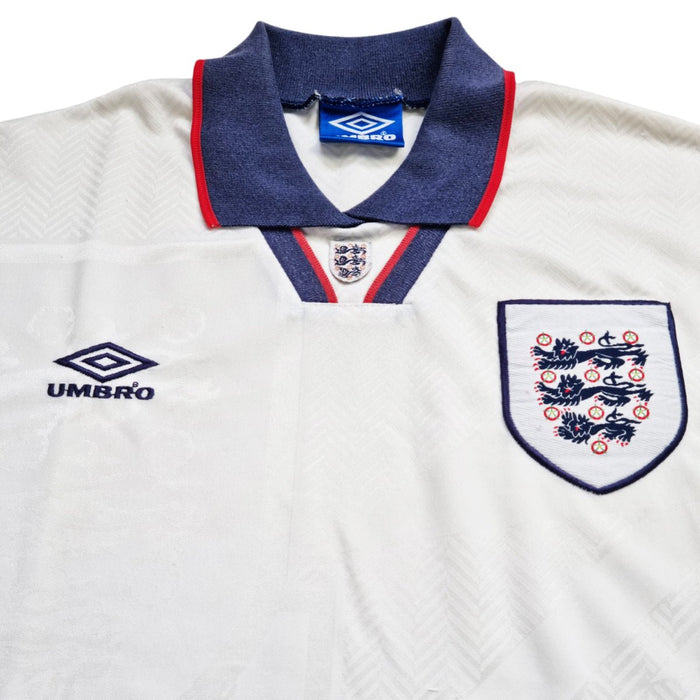 1993/95 England Home Football Shirt (XL) Umbro - Football Finery - FF203039