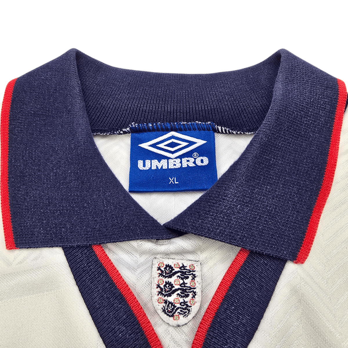 1993/95 England Home Football Shirt (XL) Umbro - Football Finery - FF302321