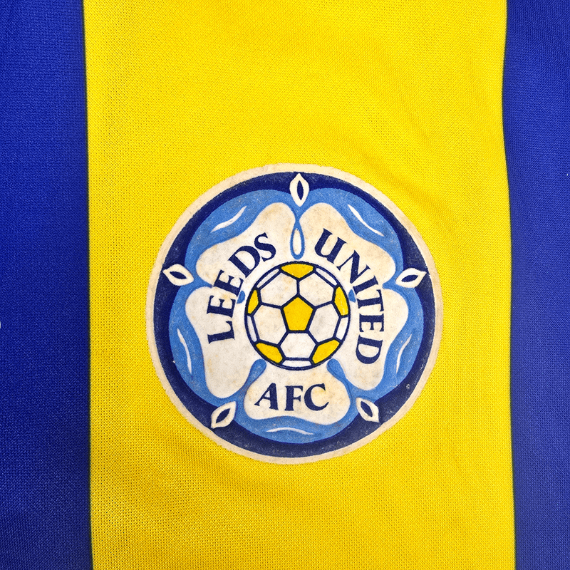 1993/95 Leeds United Away Football Shirt (L) Asics - Football Finery - FF302715
