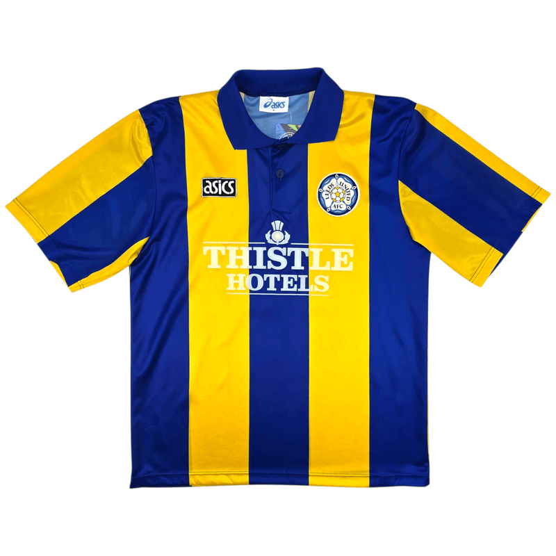 1993/95 Leeds United Away Football Shirt (M) Asics 11 Speed - Football Finery - FF301924