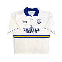 1993/95 Leeds United Home Football Shirt (XL) Asics 21 Yeboah - Football Finery - FF303344