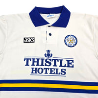 1993/95 Leeds United Home Football Shirt (XL) Asics - Football Finery - FF304674