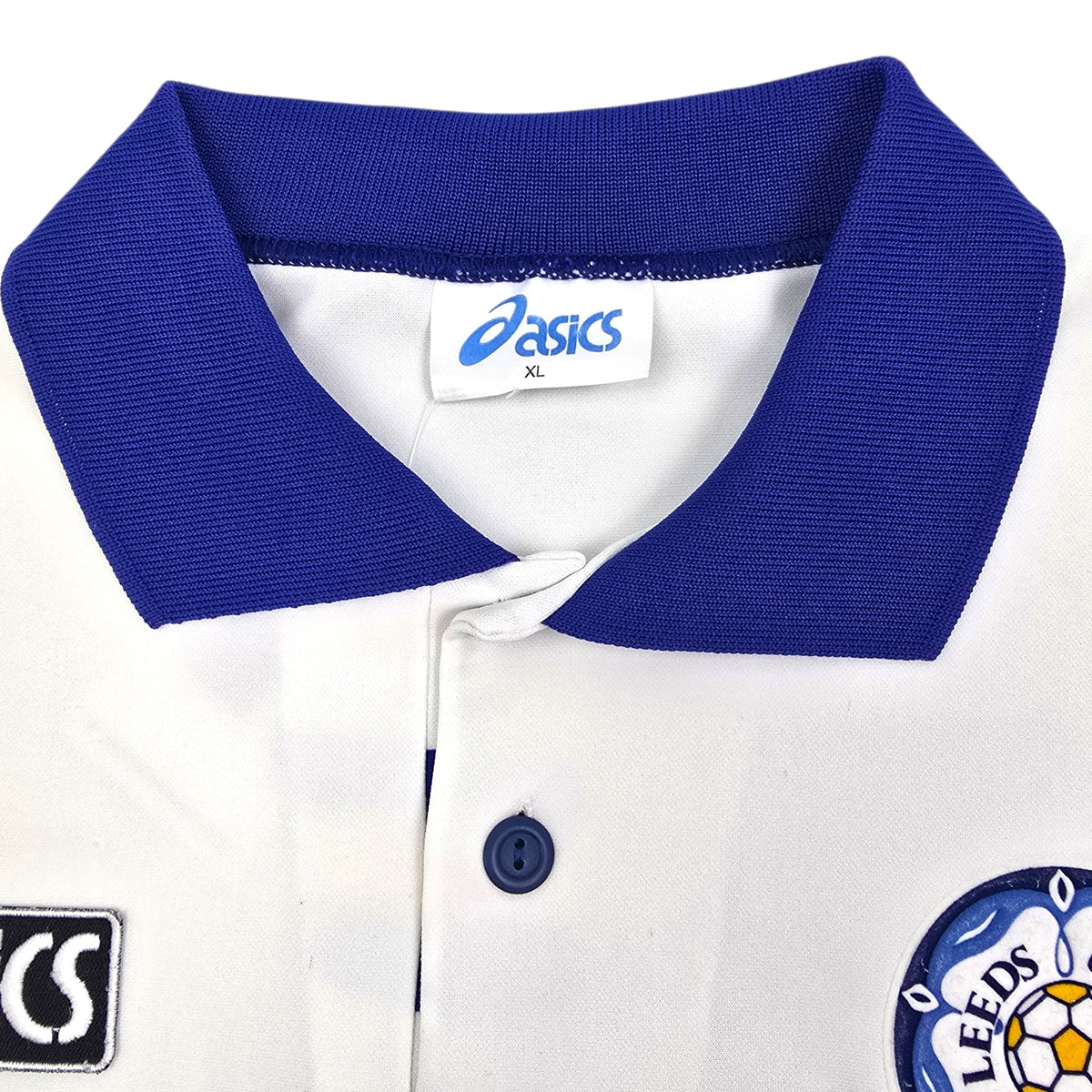 1993/95 Leeds United Home Football Shirt (XL) Asics - Football Finery - FF304674