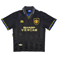 1993/95 Manchester United Away Football Shirt (M) Umbro - Football Finery - FF302707