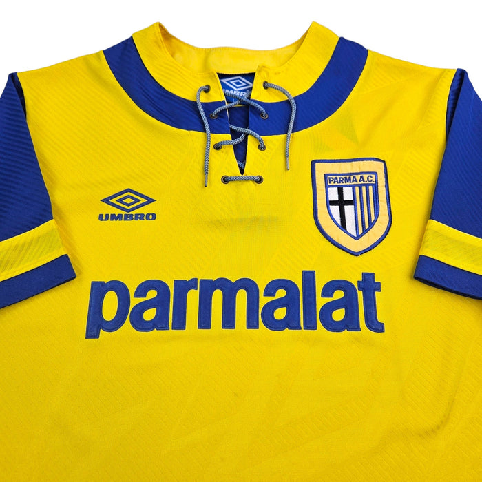 1993/95 Parma Home Football Shirt (L) Umbro - Football Finery - FF203679