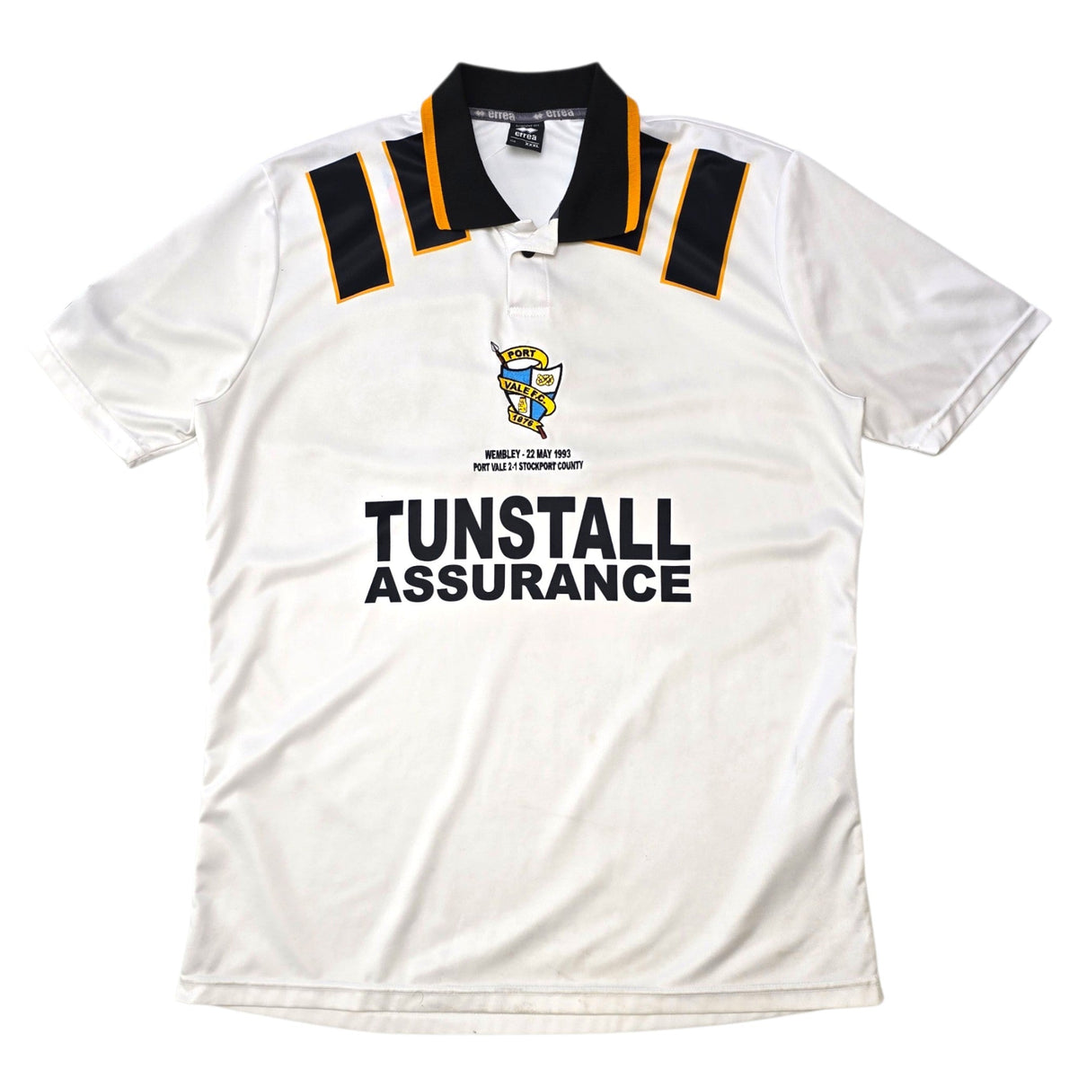 1993/95 Port Vale Home Football Shirt (3XL) Errea (2014 Re-Issue) - Football Finery - FF307164