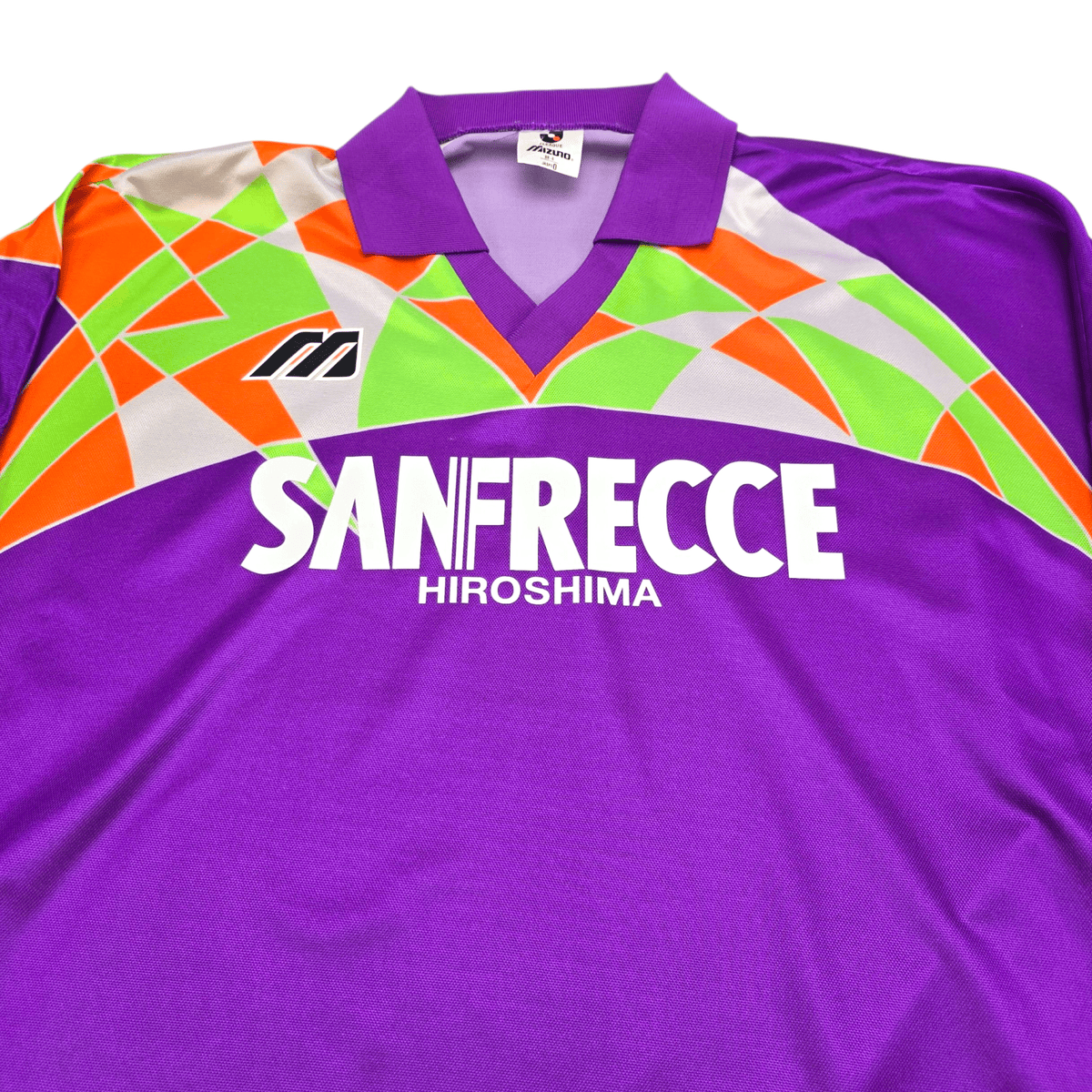 1993/95 Sanfreece Hiroshima Home Football Shirt (M) Mizuno - Football Finery - FF302485