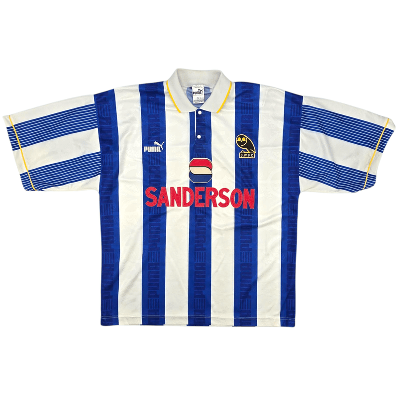 1993/95 Sheffield Wednesday Home Football Shirt (L) Puma - Football Finery - FF301298