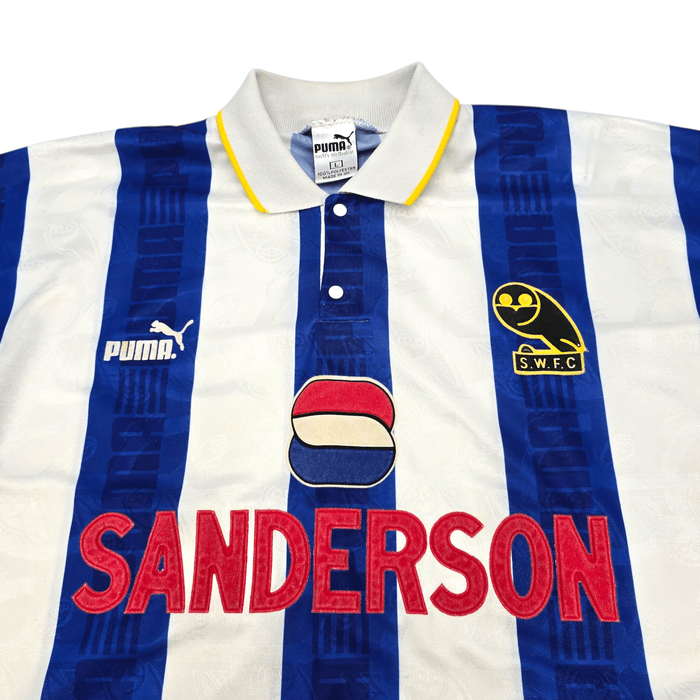 1993/95 Sheffield Wednesday Home Football Shirt (L) Puma - Football Finery - FF301298