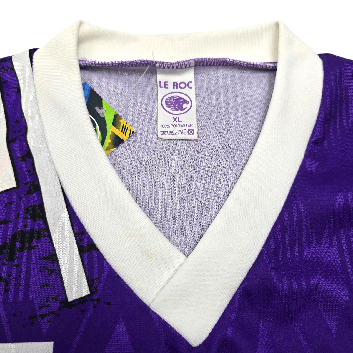 1993/95 Toulouse Home Football Shirt (XL) Le Roc Sport - Football Finery - FF303749