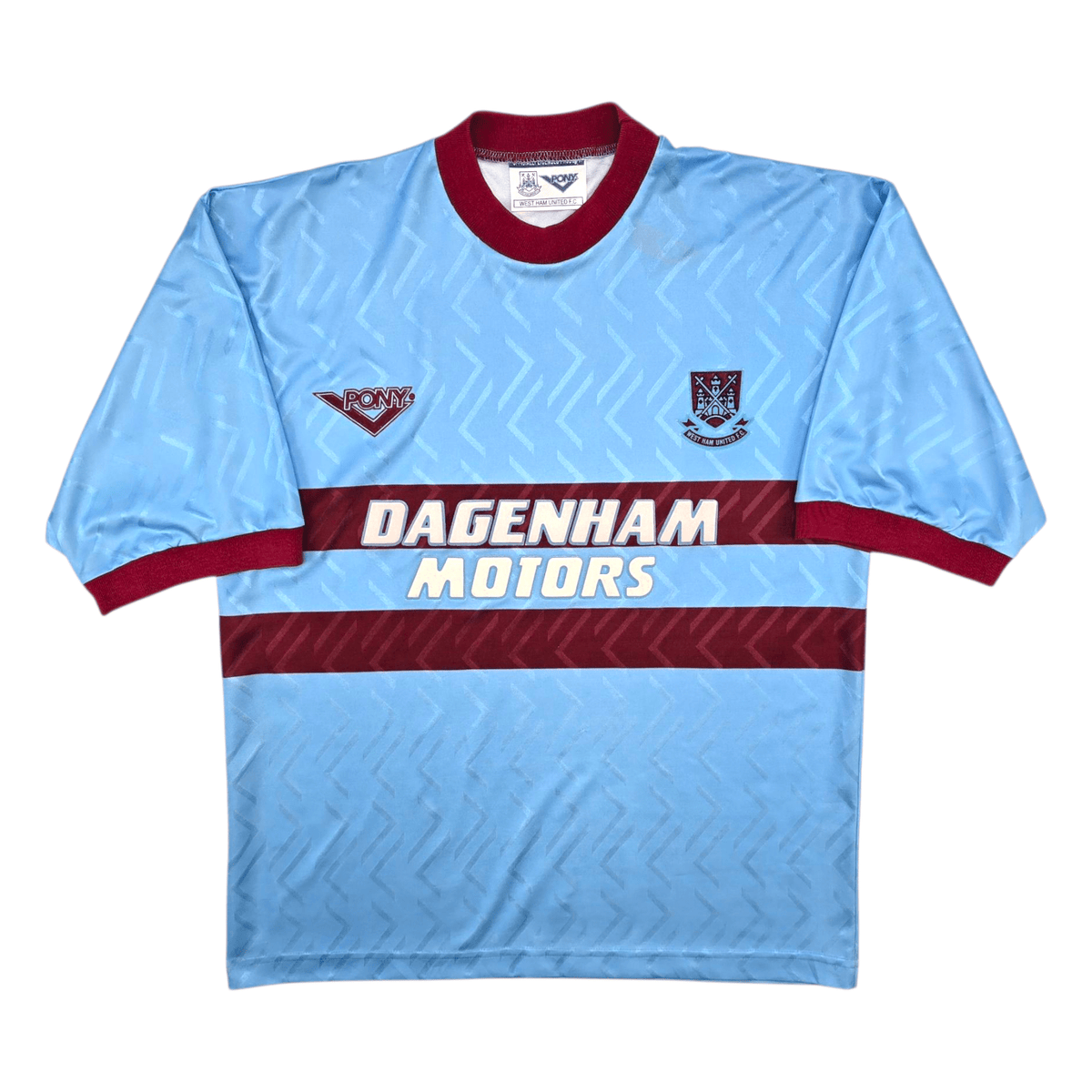 1993/95 West Ham United Away Football Shirt (XL) Pony - Football Finery - FF301320