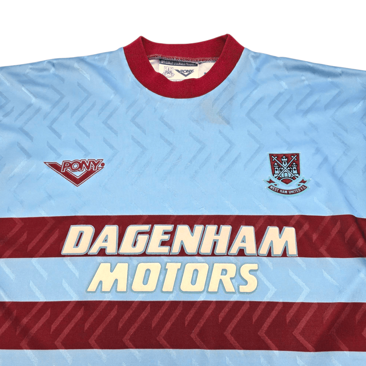 1993/95 West Ham United Away Football Shirt (XL) Pony - Football Finery - FF301320
