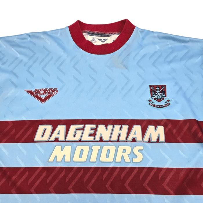 1993/95 West Ham United Away Football Shirt (XL) Pony - Football Finery - FF301320