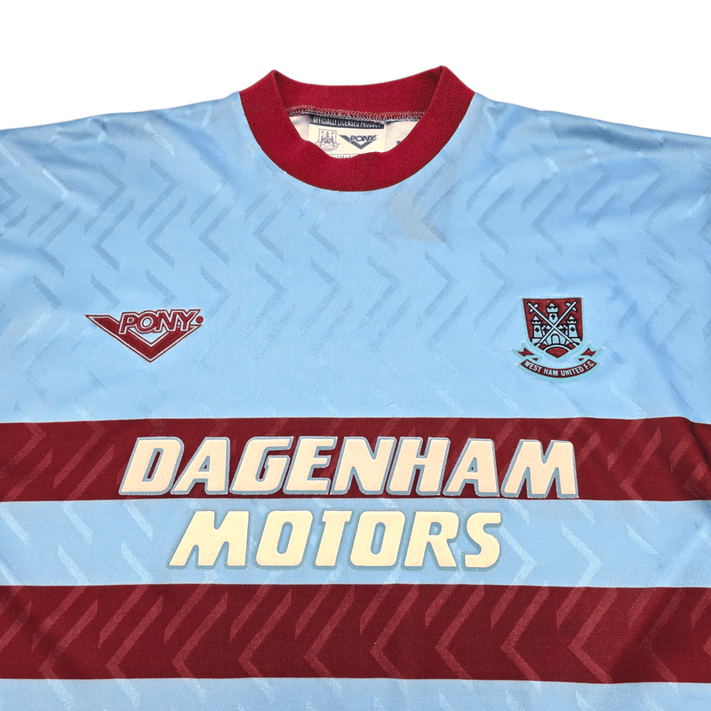 1993/95 West Ham United Away Football Shirt (XL) Pony - Football Finery - FF301320