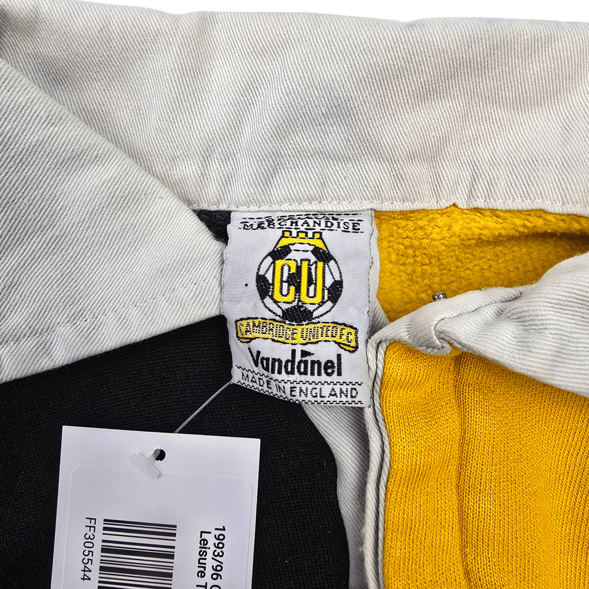 1993/96 Cambridge United Leisure Top (S) Vandanel - Football Finery - FF305544