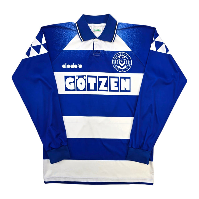 1993/96 Duisburg Home Football Shirt (M) Diadora #9 - Football Finery - FF307039