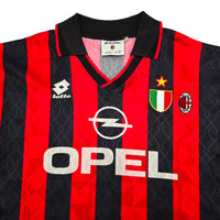 1994/95 AC Milan Home Football Shirt (2XL) Lotto - Football Finery - FF308042