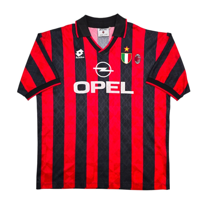 1994/95 AC Milan Home Football Shirt (2XL) Lotto - Football Finery - FF308042