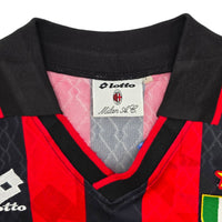 1994/95 AC Milan Home Football Shirt (2XL) Lotto - Football Finery - FF308042