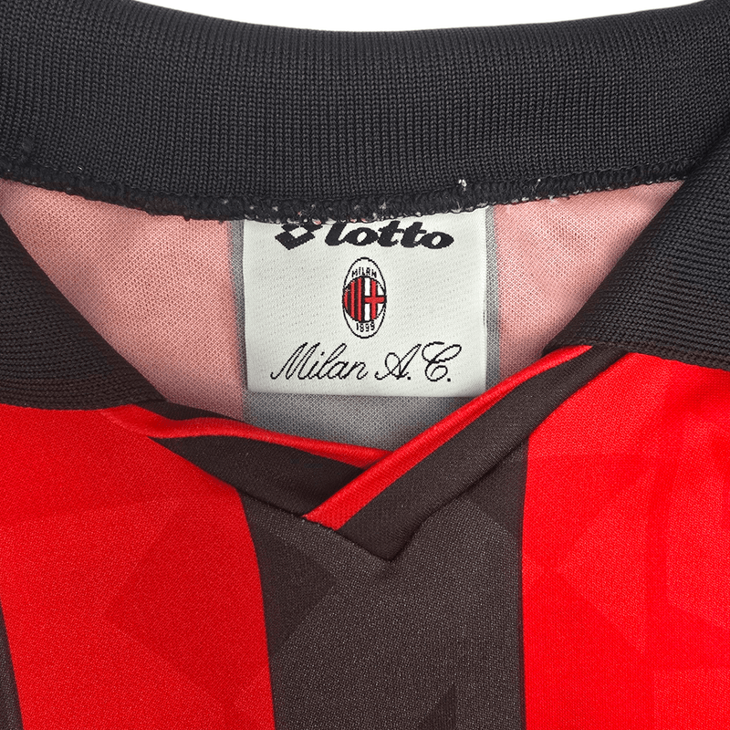 1994/95 AC Milan Home Football Shirt (L) Lotto - Football Finery - FF301893