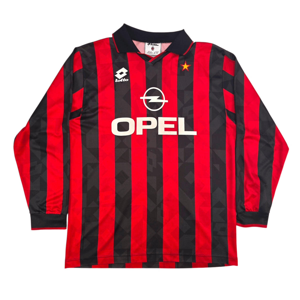 1994/95 AC Milan Home Football Shirt (L) Lotto - Football Finery - FF301893