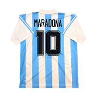 1994/95 Argentina Home Football Shirt (L) Adidas 10 Maradona - Football Finery - FF305768